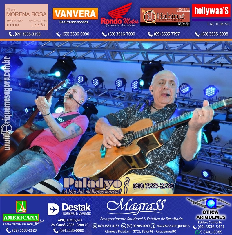 VAMOS REPRISAR do JANTAR ITALIANO com Show de Roupa Nova em Ariquemes