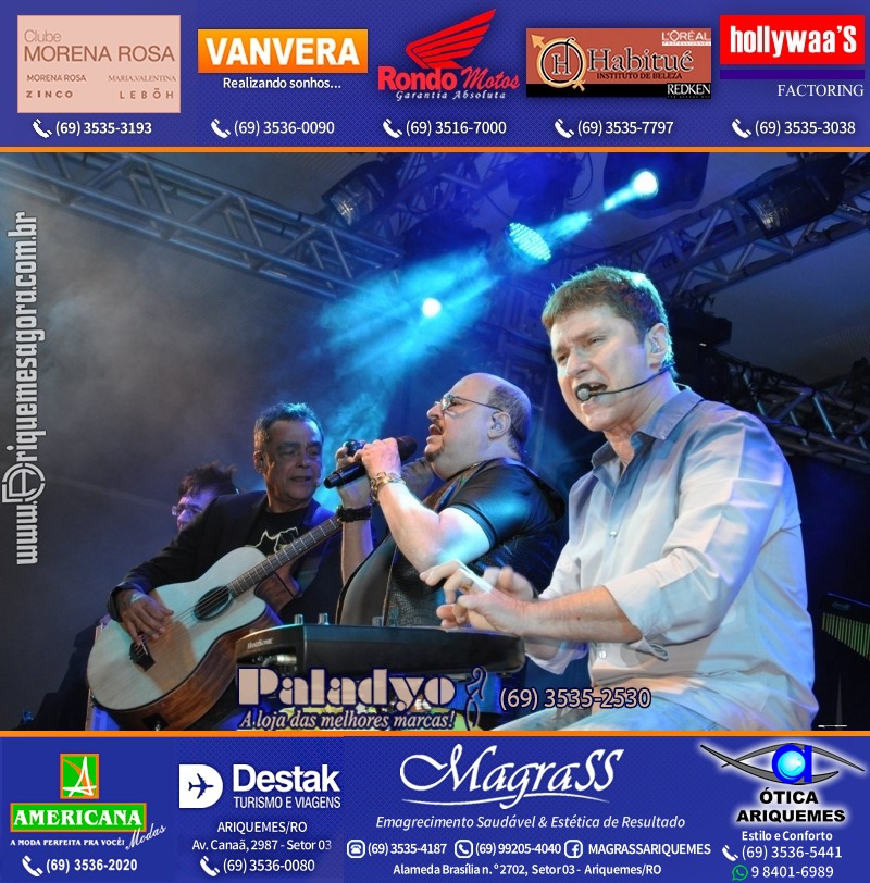 VAMOS REPRISAR do JANTAR ITALIANO com Show de Roupa Nova em Ariquemes