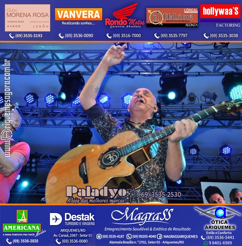 VAMOS REPRISAR do JANTAR ITALIANO com Show de Roupa Nova em Ariquemes