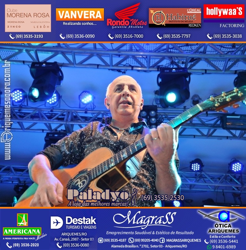 VAMOS REPRISAR do JANTAR ITALIANO com Show de Roupa Nova em Ariquemes