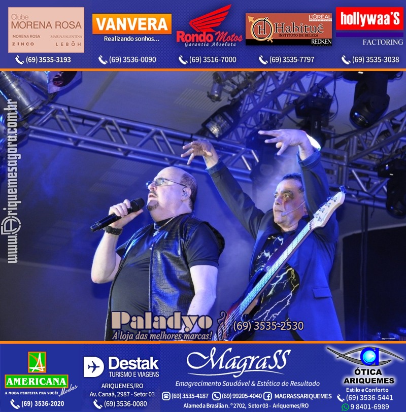 VAMOS REPRISAR do JANTAR ITALIANO com Show de Roupa Nova em Ariquemes