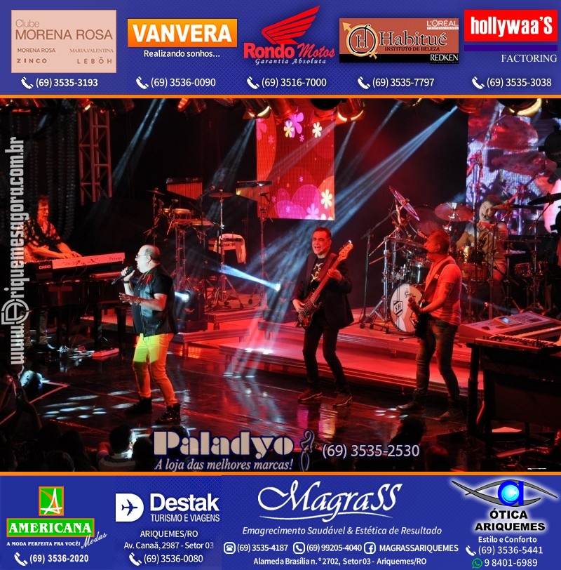 VAMOS REPRISAR do JANTAR ITALIANO com Show de Roupa Nova em Ariquemes