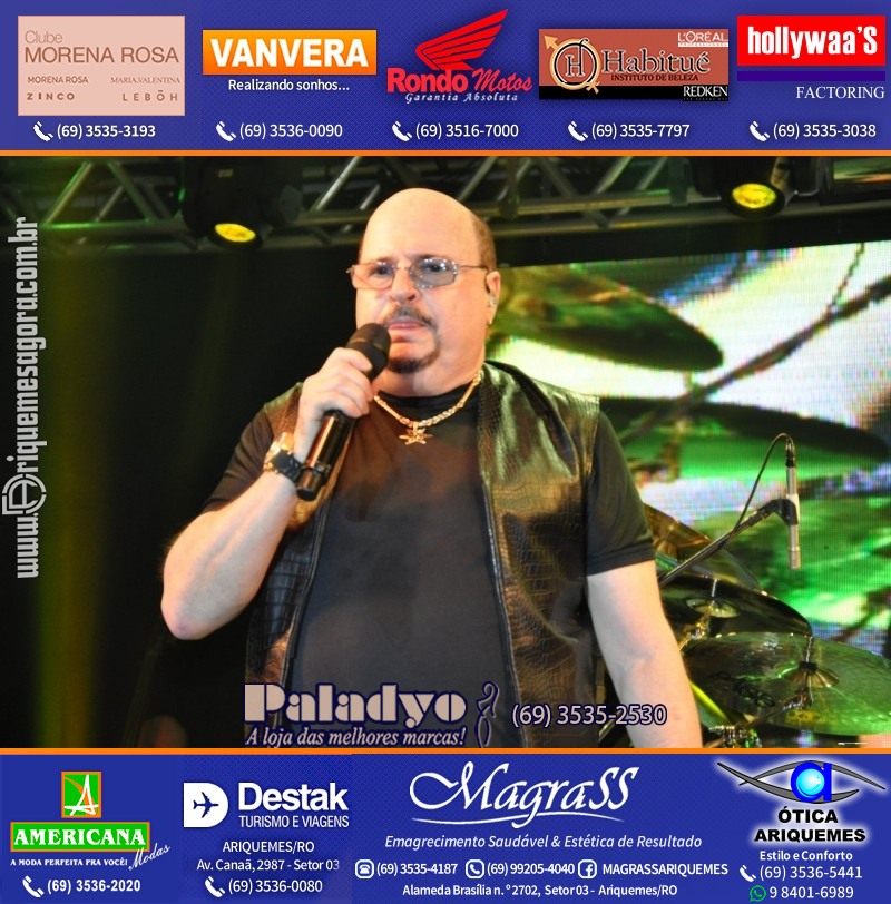VAMOS REPRISAR do JANTAR ITALIANO com Show de Roupa Nova em Ariquemes