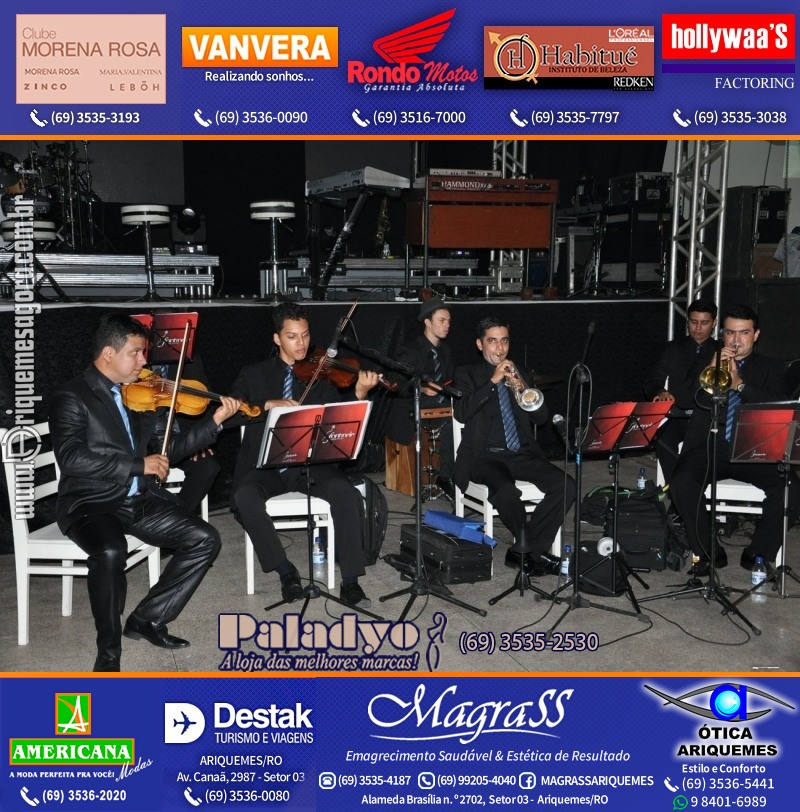 VAMOS REPRISAR do JANTAR ITALIANO com Show de Roupa Nova em Ariquemes