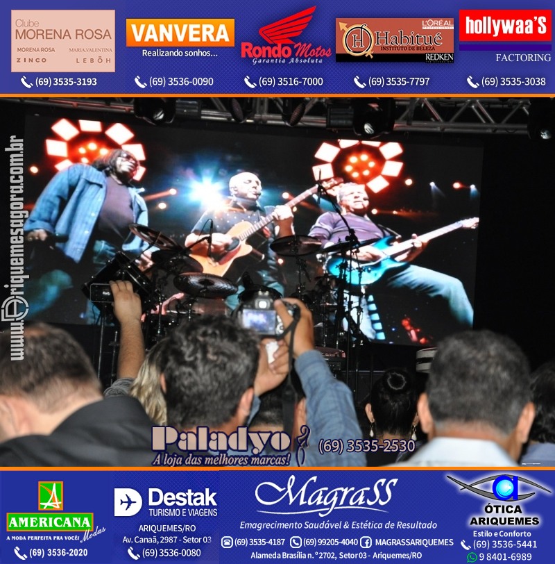 VAMOS REPRISAR do JANTAR ITALIANO com Show de Roupa Nova em Ariquemes