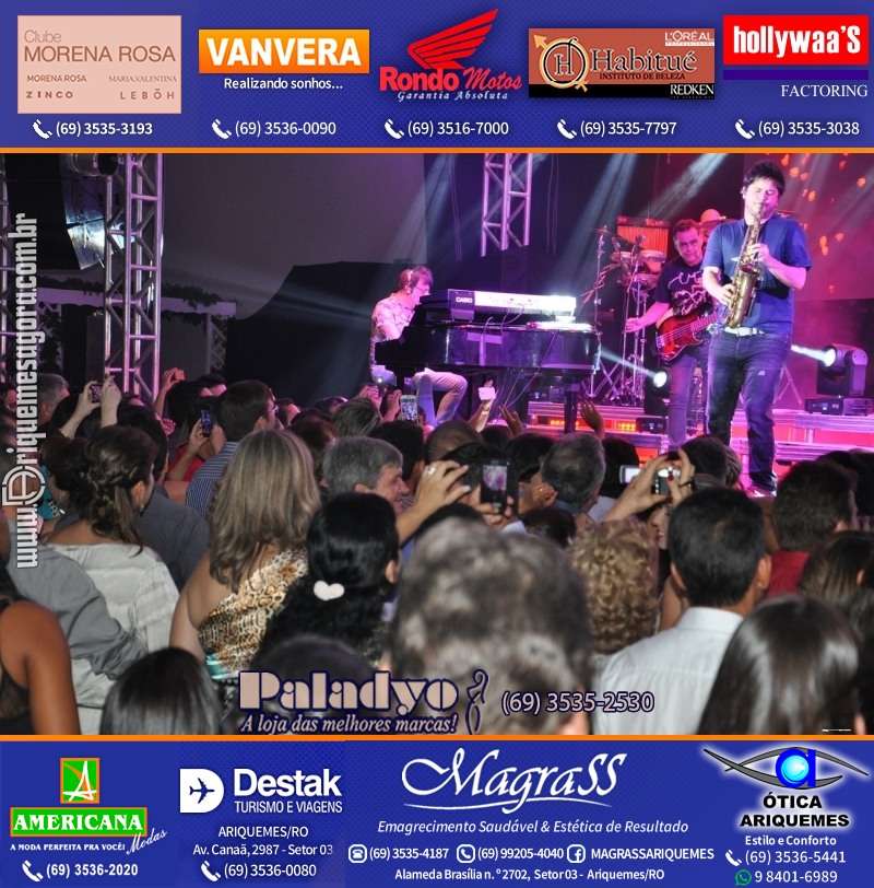 VAMOS REPRISAR do JANTAR ITALIANO com Show de Roupa Nova em Ariquemes