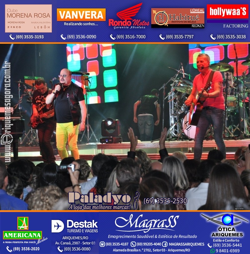 VAMOS REPRISAR do JANTAR ITALIANO com Show de Roupa Nova em Ariquemes