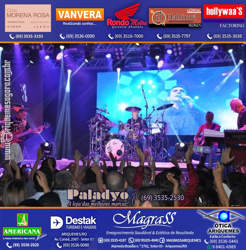 VAMOS REPRISAR do JANTAR ITALIANO com Show de Roupa Nova em Ariquemes