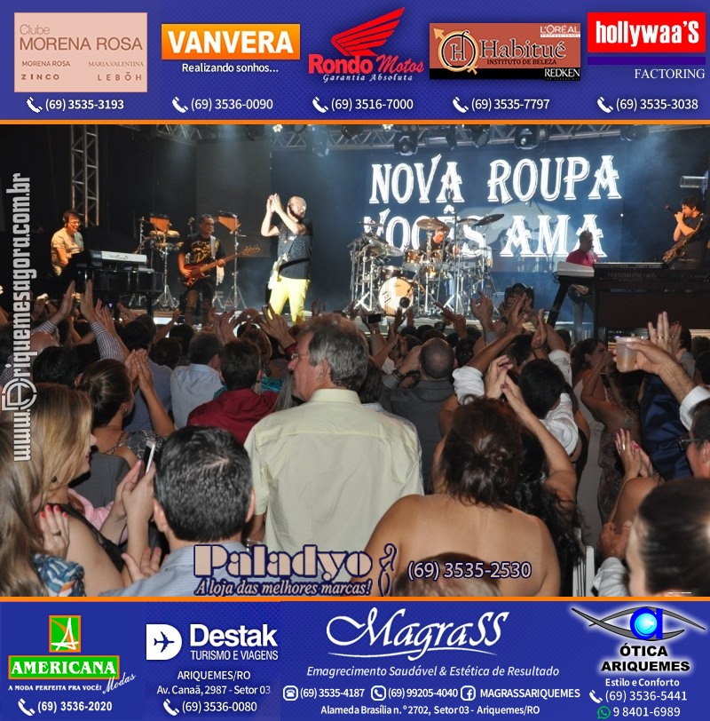 VAMOS REPRISAR do JANTAR ITALIANO com Show de Roupa Nova em Ariquemes