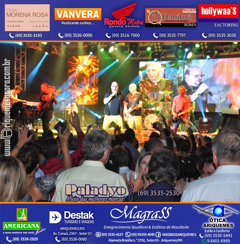 VAMOS REPRISAR do JANTAR ITALIANO com Show de Roupa Nova em Ariquemes