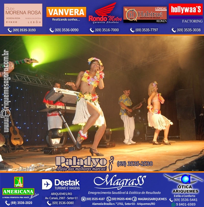 VAMOS REPRISAR Baile no Hawaii 2010 em Ariquemes