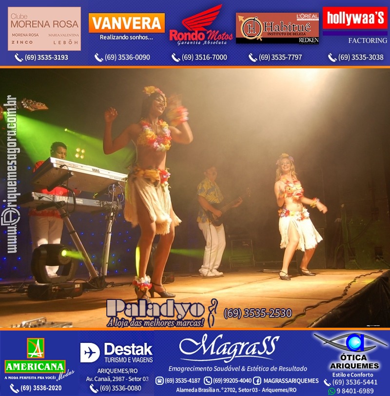 VAMOS REPRISAR Baile no Hawaii 2010 em Ariquemes