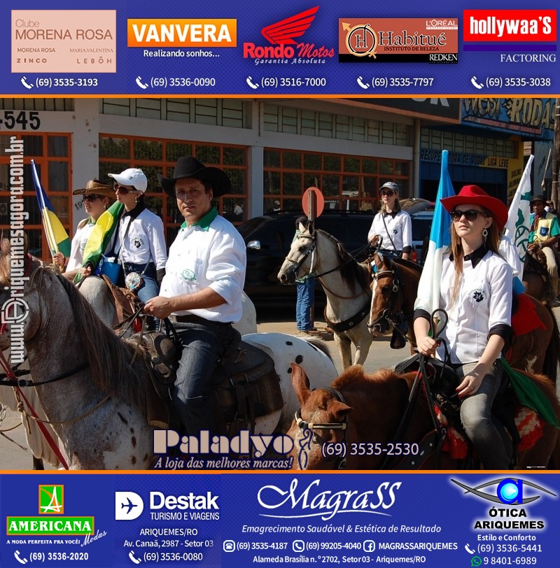 VAMOS REPRISAR EXPOARI 2010 - Cavalgada, Abertura, FEMUAR - DIA