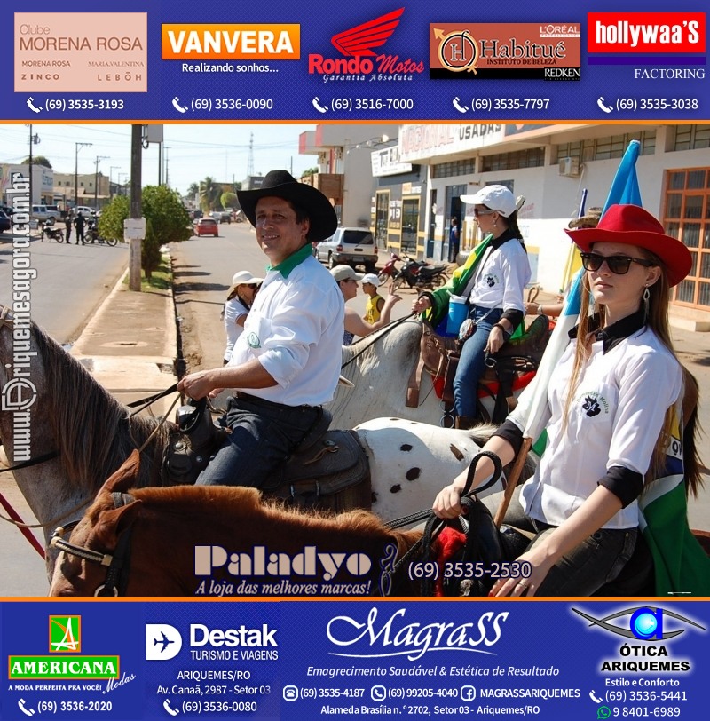 VAMOS REPRISAR EXPOARI 2010 - Cavalgada, Abertura, FEMUAR - DIA