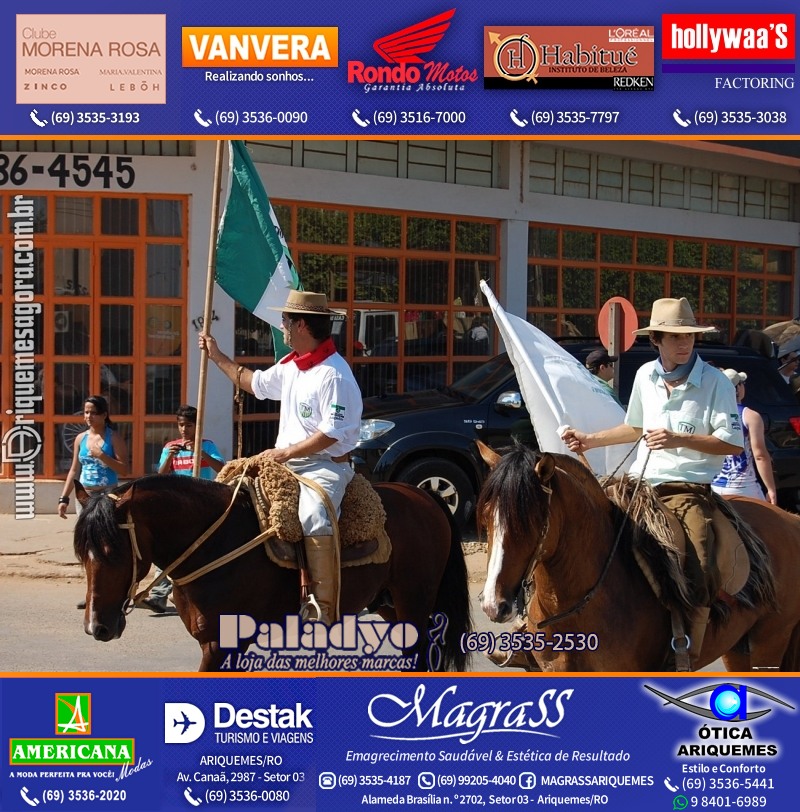 VAMOS REPRISAR EXPOARI 2010 - Cavalgada, Abertura, FEMUAR - DIA