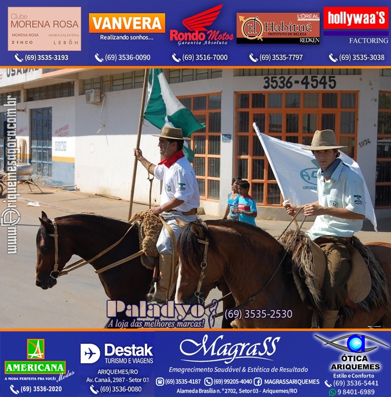 VAMOS REPRISAR EXPOARI 2010 - Cavalgada, Abertura, FEMUAR - DIA