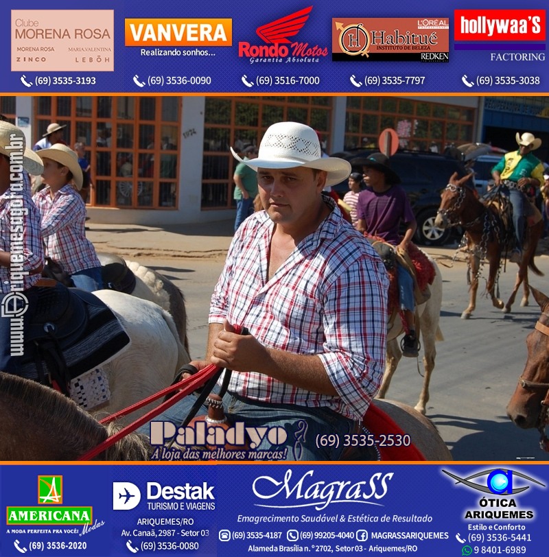 VAMOS REPRISAR EXPOARI 2010 - Cavalgada, Abertura, FEMUAR - DIA