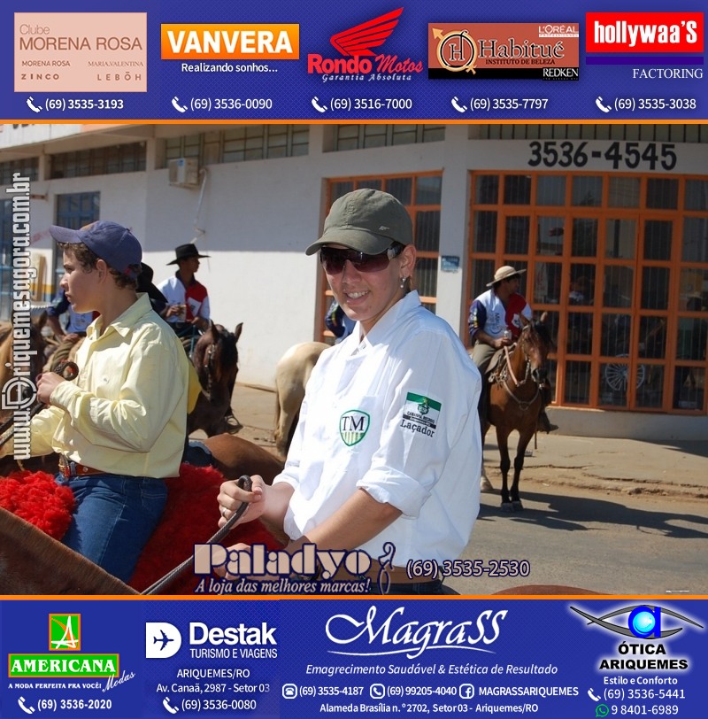 VAMOS REPRISAR EXPOARI 2010 - Cavalgada, Abertura, FEMUAR - DIA