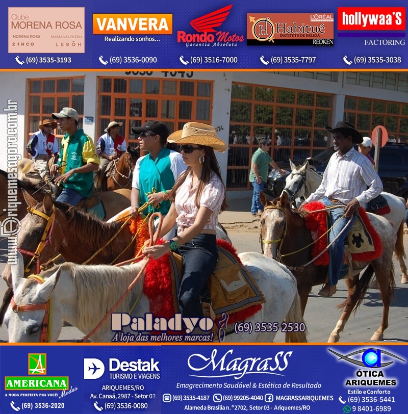 VAMOS REPRISAR EXPOARI 2010 - Cavalgada, Abertura, FEMUAR - DIA