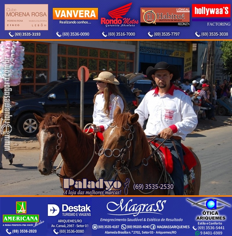 VAMOS REPRISAR EXPOARI 2010 - Cavalgada, Abertura, FEMUAR - DIA