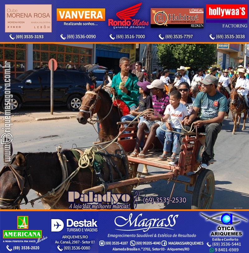 VAMOS REPRISAR EXPOARI 2010 - Cavalgada, Abertura, FEMUAR - DIA