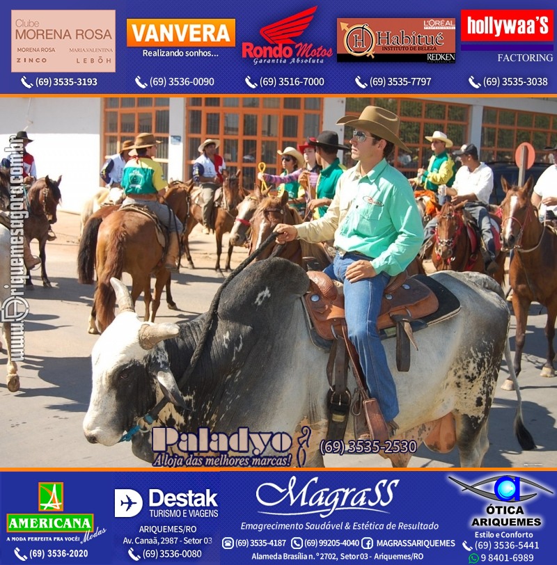 VAMOS REPRISAR EXPOARI 2010 - Cavalgada, Abertura, FEMUAR - DIA
