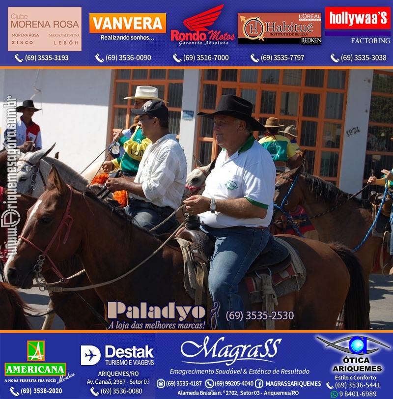 VAMOS REPRISAR EXPOARI 2010 - Cavalgada, Abertura, FEMUAR - DIA