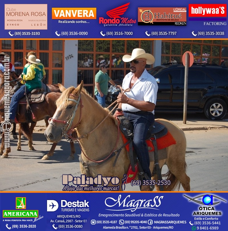 VAMOS REPRISAR EXPOARI 2010 - Cavalgada, Abertura, FEMUAR - DIA