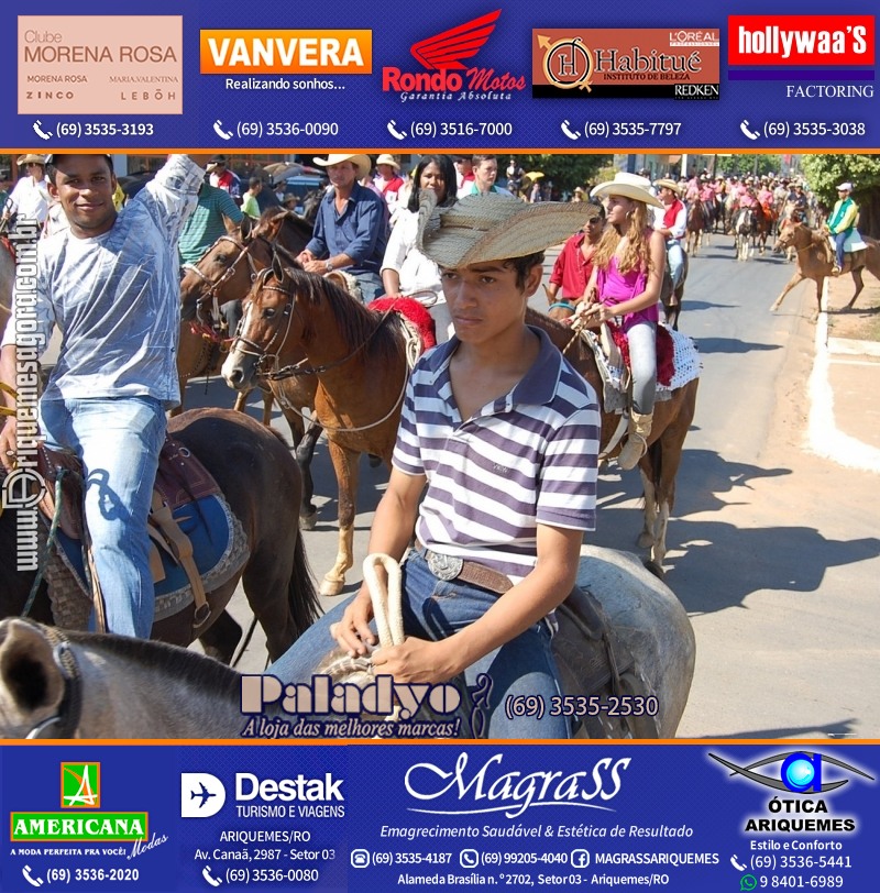 VAMOS REPRISAR EXPOARI 2010 - Cavalgada, Abertura, FEMUAR - DIA