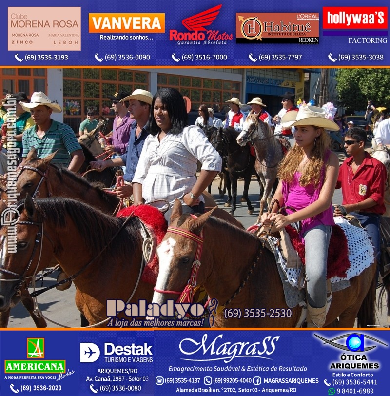 VAMOS REPRISAR EXPOARI 2010 - Cavalgada, Abertura, FEMUAR - DIA