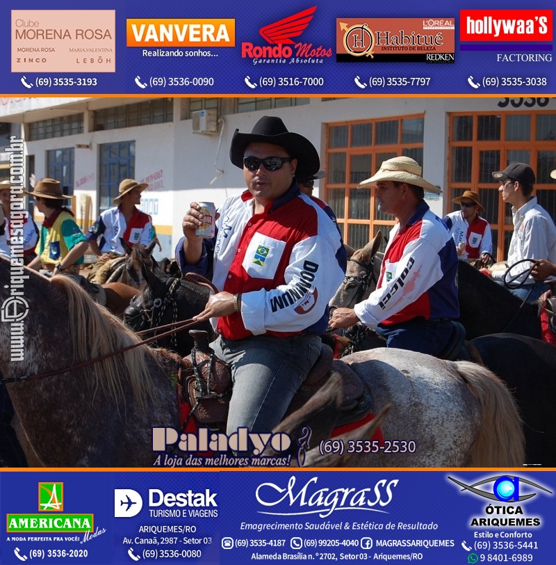 VAMOS REPRISAR EXPOARI 2010 - Cavalgada, Abertura, FEMUAR - DIA