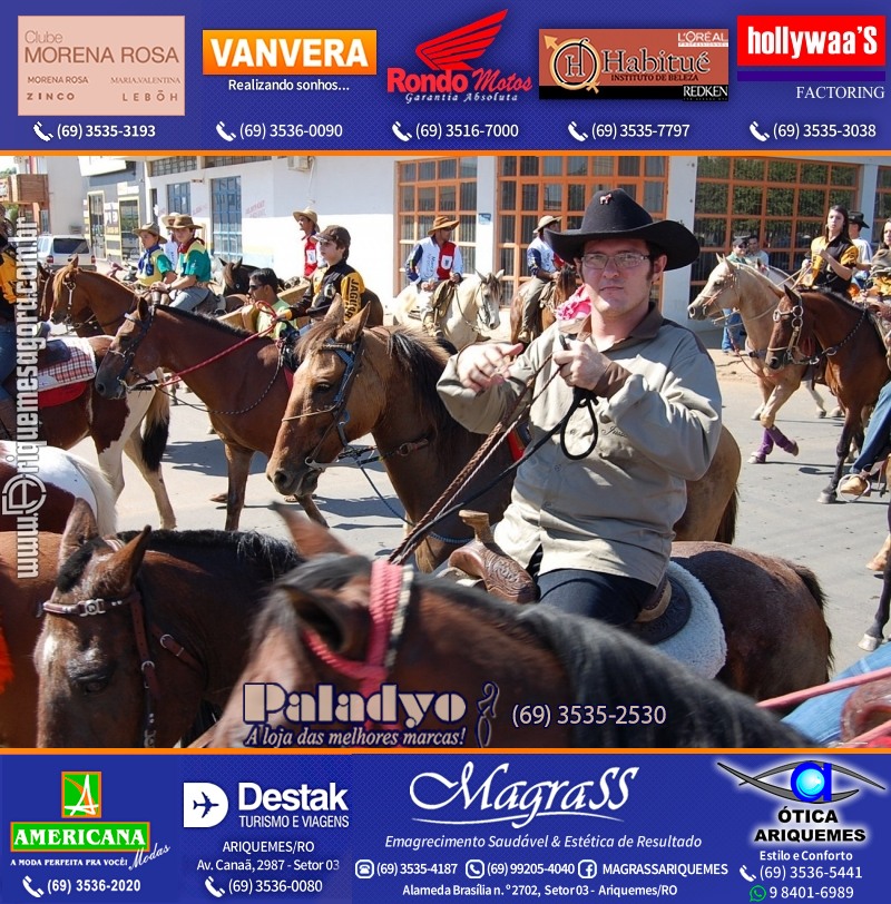 VAMOS REPRISAR EXPOARI 2010 - Cavalgada, Abertura, FEMUAR - DIA