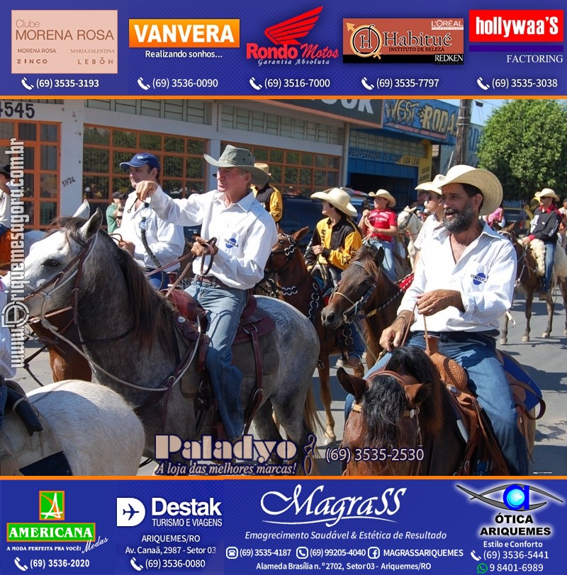 VAMOS REPRISAR EXPOARI 2010 - Cavalgada, Abertura, FEMUAR - DIA