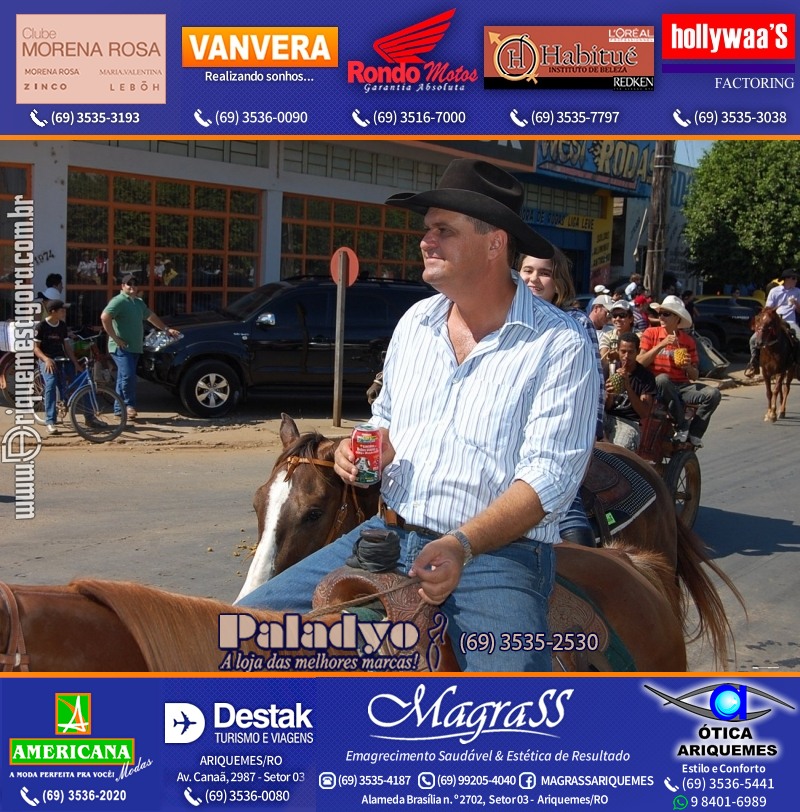 VAMOS REPRISAR EXPOARI 2010 - Cavalgada, Abertura, FEMUAR - DIA