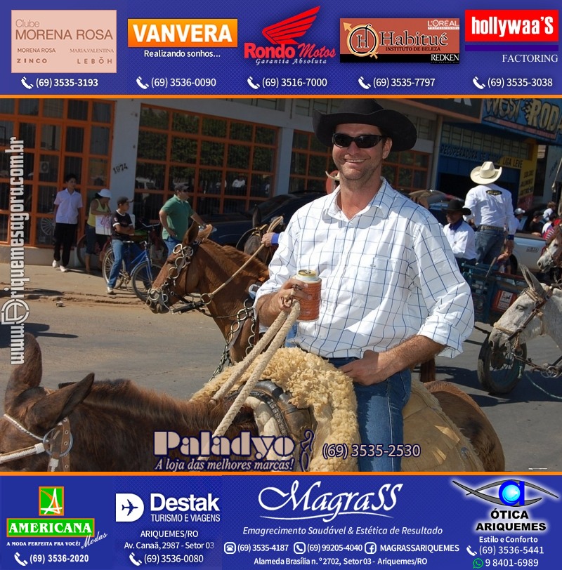 VAMOS REPRISAR EXPOARI 2010 - Cavalgada, Abertura, FEMUAR - DIA