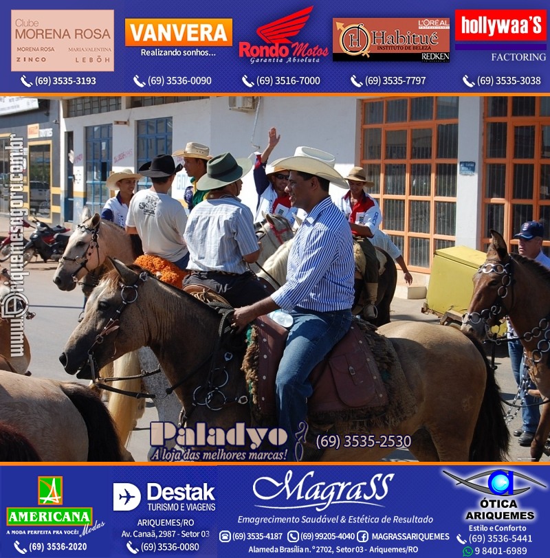 VAMOS REPRISAR EXPOARI 2010 - Cavalgada, Abertura, FEMUAR - DIA