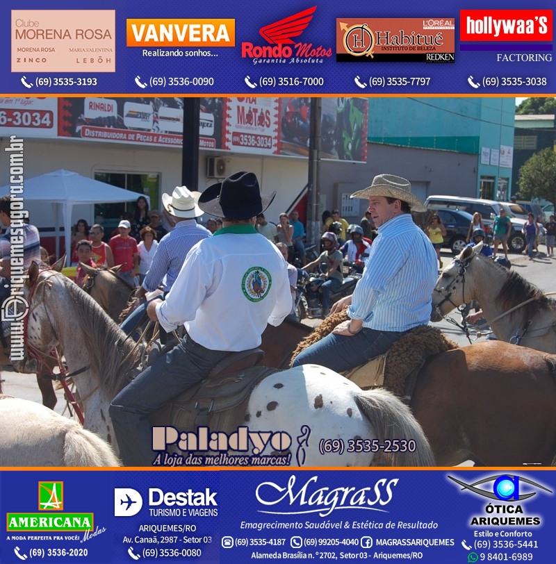 VAMOS REPRISAR EXPOARI 2010 - Cavalgada, Abertura, FEMUAR - DIA