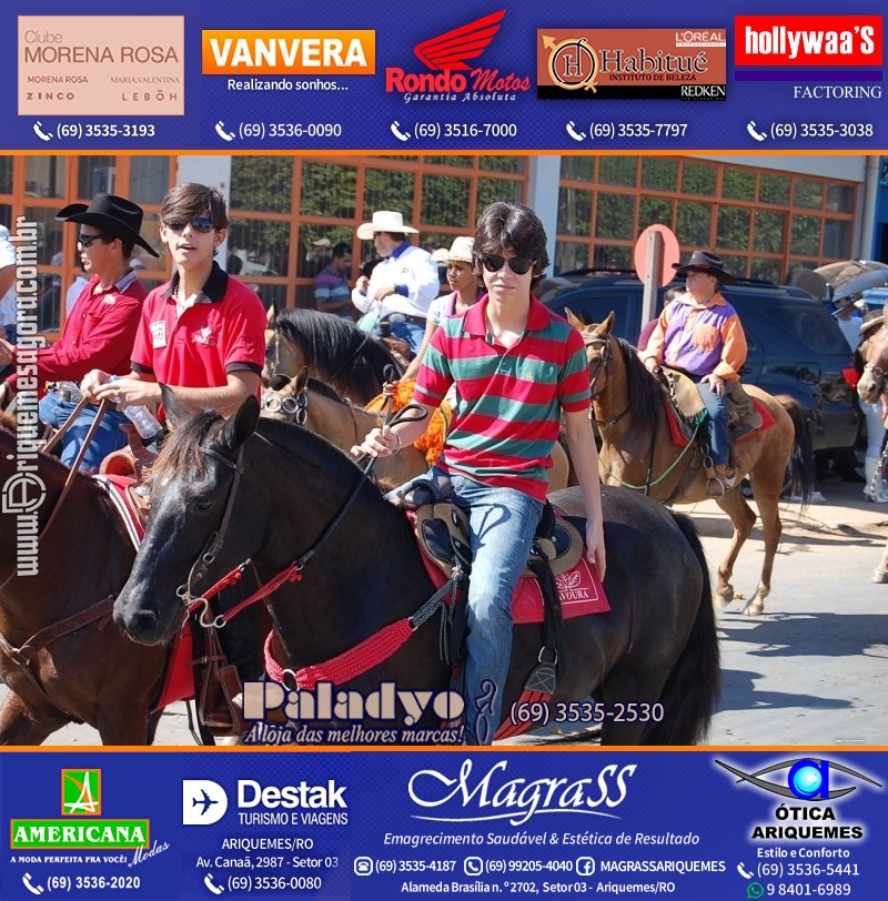 VAMOS REPRISAR EXPOARI 2010 - Cavalgada, Abertura, FEMUAR - DIA