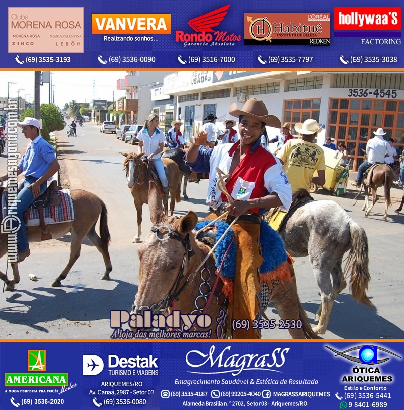 VAMOS REPRISAR EXPOARI 2010 - Cavalgada, Abertura, FEMUAR - DIA