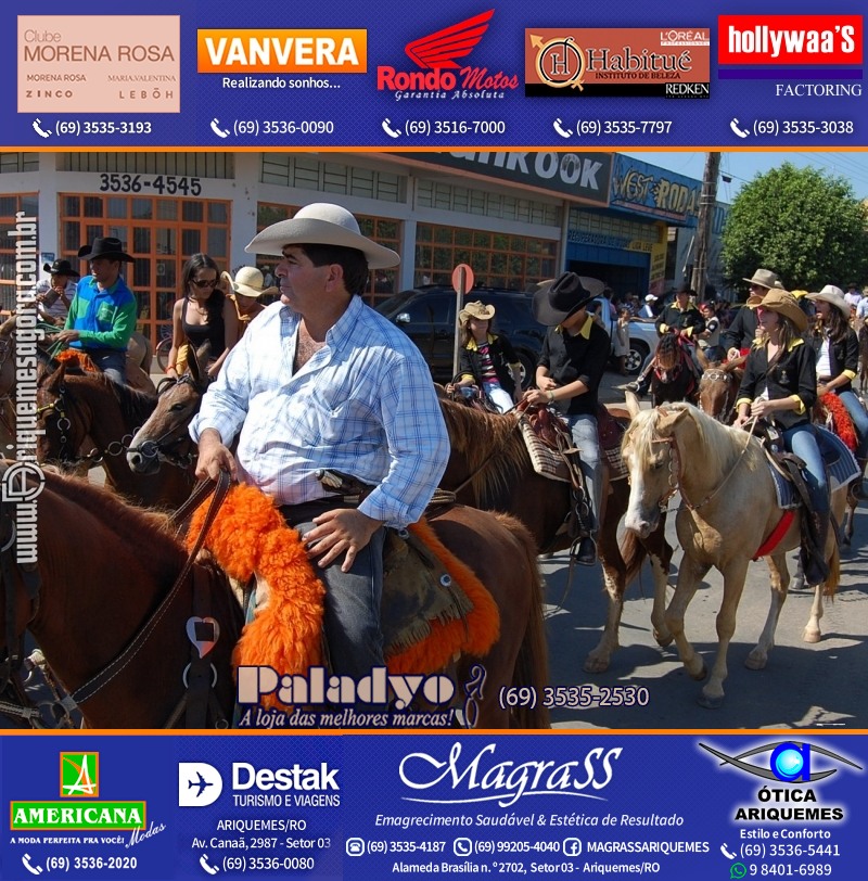 VAMOS REPRISAR EXPOARI 2010 - Cavalgada, Abertura, FEMUAR - DIA