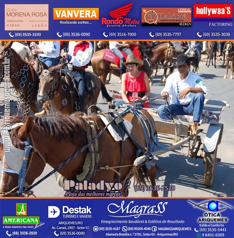 VAMOS REPRISAR EXPOARI 2010 - Cavalgada, Abertura, FEMUAR - DIA