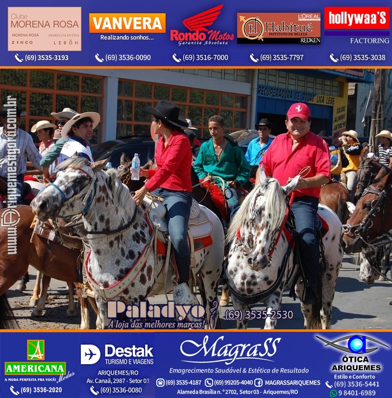VAMOS REPRISAR EXPOARI 2010 - Cavalgada, Abertura, FEMUAR - DIA