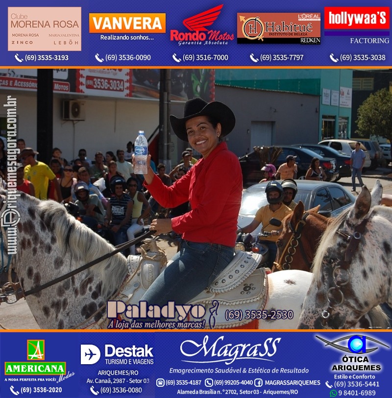 VAMOS REPRISAR EXPOARI 2010 - Cavalgada, Abertura, FEMUAR - DIA