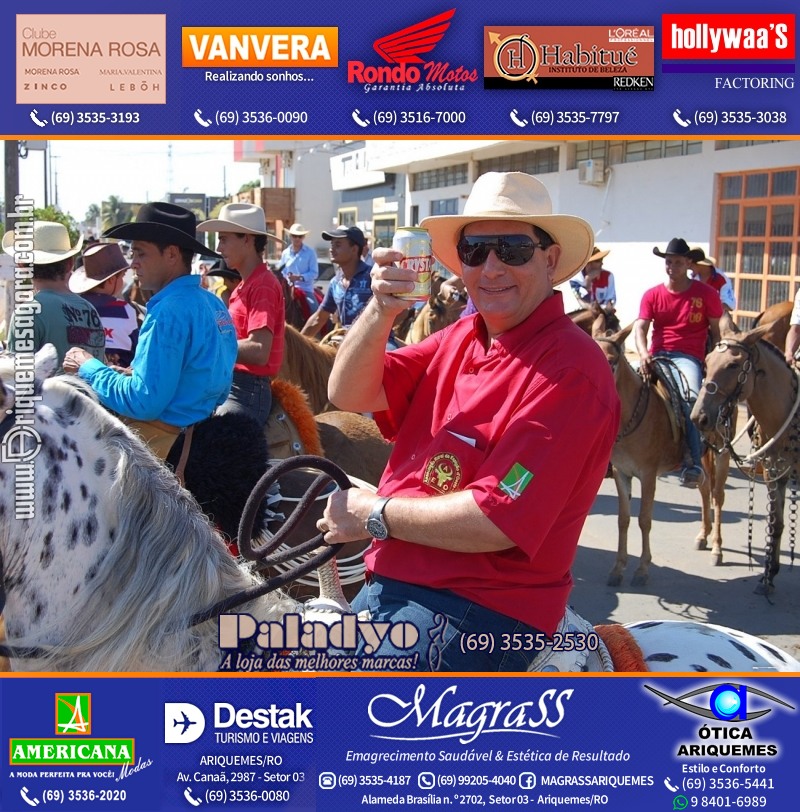 VAMOS REPRISAR EXPOARI 2010 - Cavalgada, Abertura, FEMUAR - DIA