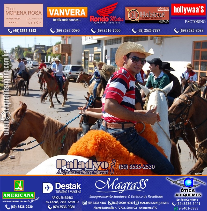 VAMOS REPRISAR EXPOARI 2010 - Cavalgada, Abertura, FEMUAR - DIA