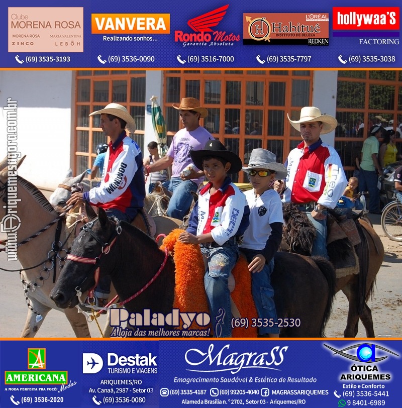 VAMOS REPRISAR EXPOARI 2010 - Cavalgada, Abertura, FEMUAR - DIA