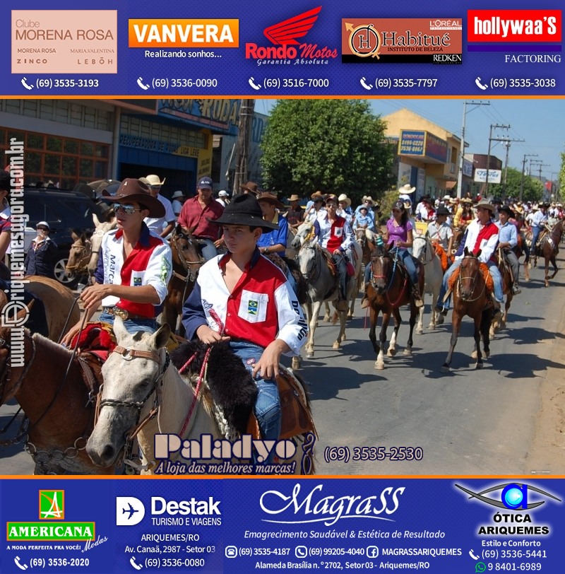 VAMOS REPRISAR EXPOARI 2010 - Cavalgada, Abertura, FEMUAR - DIA