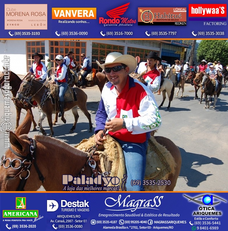 VAMOS REPRISAR EXPOARI 2010 - Cavalgada, Abertura, FEMUAR - DIA