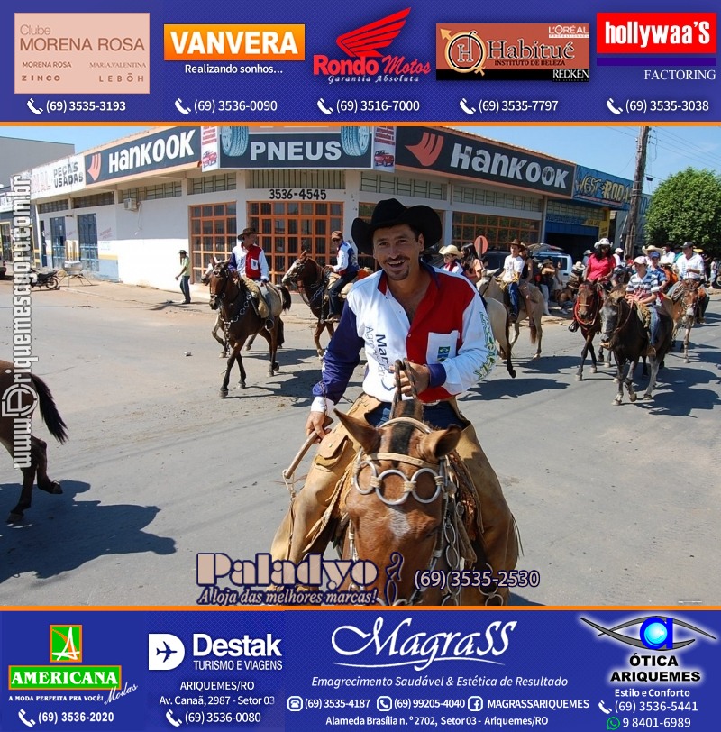 VAMOS REPRISAR EXPOARI 2010 - Cavalgada, Abertura, FEMUAR - DIA