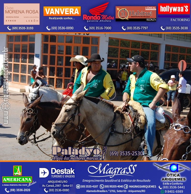 VAMOS REPRISAR EXPOARI 2010 - Cavalgada, Abertura, FEMUAR - DIA